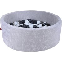 Foto von "Bällebad soft - ""Grey"" - 300 balls grey/creme" grau