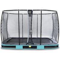 Foto von EXIT Elegant Premium Inground-Trampolin 244x427cm mit Deluxe Sicherheitsnetz - blau Gr. 244 x 427