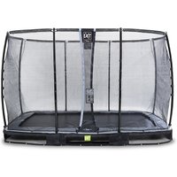 Foto von EXIT Elegant Premium Inground-Trampolin 244x427cm mit Deluxe Sicherheitsnetz - schwarz Gr. 244 x 427