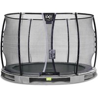 Foto von EXIT Elegant Premium Inground-Trampolin ø305cm mit Deluxe Sicherheitsnetz - grau