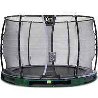 Foto von EXIT Elegant Premium Inground-Trampolin ø305cm mit Deluxe Sicherheitsnetz - grün