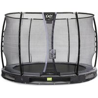 Foto von EXIT Elegant Premium Inground-Trampolin ø305cm mit Deluxe Sicherheitsnetz - schwarz