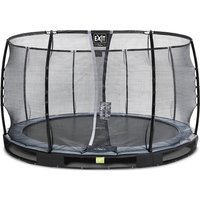 Foto von EXIT Elegant Premium Inground-Trampolin ø366cm mit Deluxe Sicherheitsnetz - schwarz