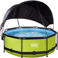 Foto von EXIT Lime Pool ø244x76cm mit Sonnensegel und Filterpumpe - grün