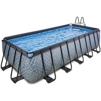 Foto von Frame Pool 5.4x2.5x1.22m (12v Sandfilter) – Grau grau