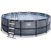 Foto von Frame Pool ø450x122cm (12v) – Grau braun