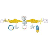 Foto von Kinderwagenkette Fledermaus blau/gelb