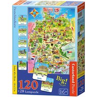 Foto von Lernpuzzle 120 + 28 Teile Deutschlandkarte