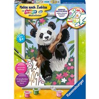 Foto von Malen nach Zahlen Süße Pandabär