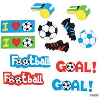 Foto von Moosgummi-Sticker Fußball