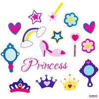 Foto von Moosgummi-Sticker Prinzessin