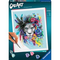 Foto von Ravensburger Malen nach Zahlen 20130 - Boho Lion - ab 12 Jahren