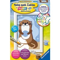 Foto von Ravensburger Malen nach Zahlen 20291 - Fröhlicher Otter - Kinder ab 7 Jahren