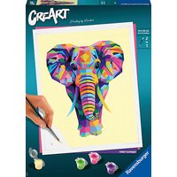 Foto von Ravensburger Malen nach Zahlen 28995 - Funky Elephant - ab 12 Jahren