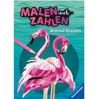 Foto von Ravensburger Malen nach Zahlen Animal Dreams - 64 Seiten - 24 Farben - Malbuch mit nummerierten Ausmalfeldern fortgeschrittene Fans der Reihe  Kinder