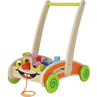 Foto von Spielwagen mit Bausteinen mehrfarbig