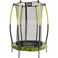 Foto von Tiggy Junior Trampoline ø140cm Lime + Sicherheitsnetz schwarz