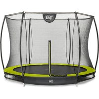 Foto von Trampolin Silhouette Ground 244 (8ft) + Sicherheitsnetz (Lime) grün