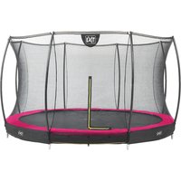 Foto von Trampolin Silhouette Ground 366 (12ft) + Sicherheitsnetz (Rosa) rosa