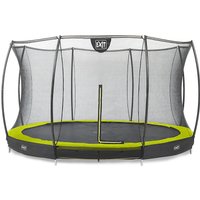 Foto von Trampolin Silhouette Ground 427 (14ft) + Sicherheitsnetz (Lime) grün