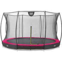 Foto von Trampolin Silhouette Ground 427 (14ft) + Sicherheitsnetz (Rosa) rosa